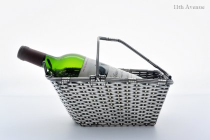 クリストフル【Christofle】 ガリア製ワインバスケット シルバー