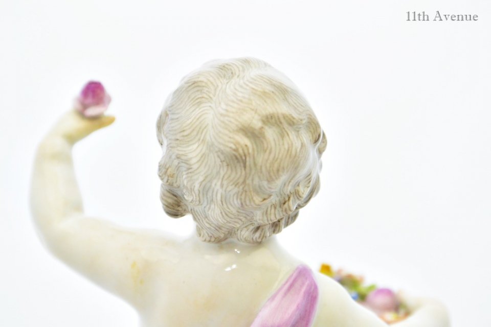 マイセン【MEISSEN】「春の寓意（Der Frühling）」人形 - 西洋アンティーク 11th Avenue | 銀座のアンティーク専門店