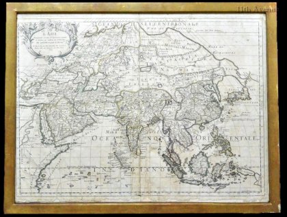 ジョバンニ・ジャコモ・デ・ロッシ【イタリア】「L'ASIA」アジア地図