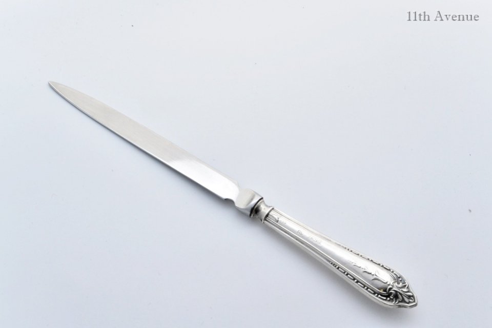 William Yates【イギリス】 純銀ハンドルのペーパーナイフ 1929年 