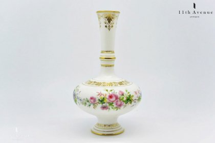 セーヴル【Sevres】 花文花瓶 1865年 - 西洋アンティーク 11th