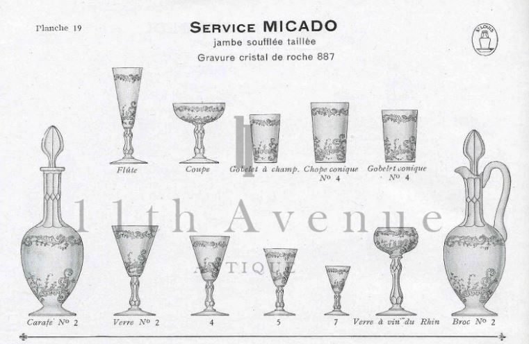 サン・ルイ【フランス】「MICADO（ミカド）」ワイングラス - 西洋 ...