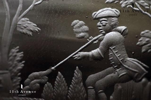 シレジア【アンティーク】紋章入バロックグラス 1740年代頃