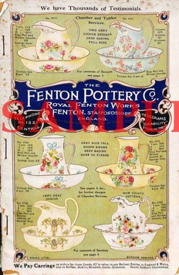 フェントン【Fenton】1913年 公式製品カタログ（デジタル資料）
