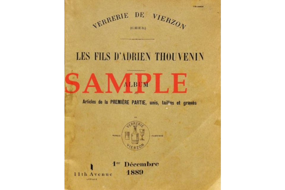 ヴィエルゾン【Vierzon】1889年 公式製品カタログ（デジタル資料）