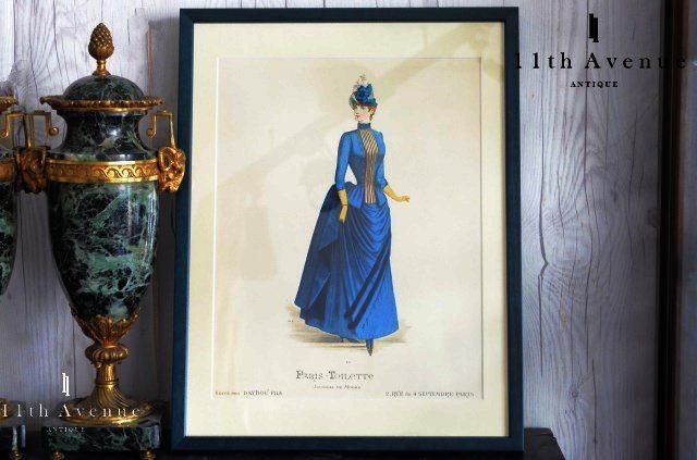 フランスヴィクトリア時代のドレス