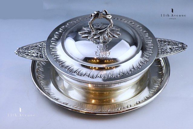 カルディヤック（フランス）純銀製レギュミエ　≪Cardeilhac silver légumier≫