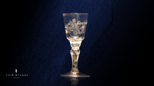 쥸6 ͧ饹Silesian "JUNIUS" engraved glass