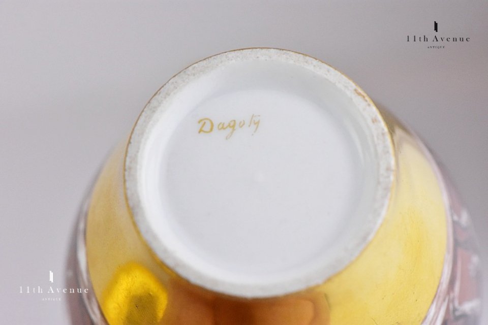 ダゴティ（フランス）馬に人物文カップ＆ソーサー≪Dagoty paris cup & saucer≫