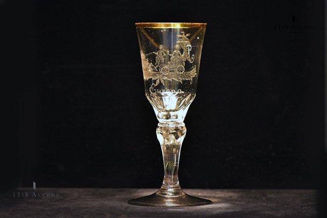 シレジア　エウロパの寓意　グラス　18世紀