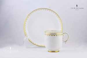 セーヴル　金彩装飾　デミタスカップ＆ソーサー　1890年