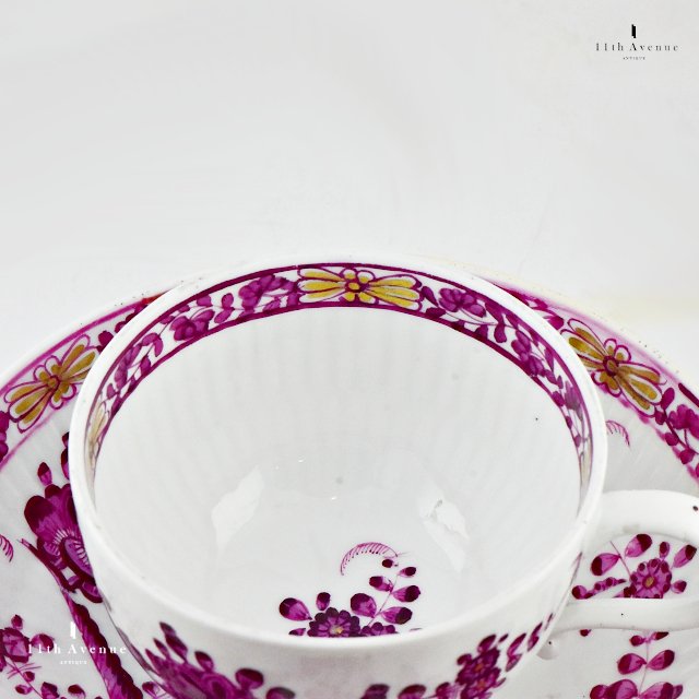マイセン インドの花 アンティーク・カップ＆ソーサー 18世紀 - 西洋