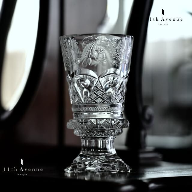ボヘミアカットグラス | 1830年代 - 西洋アンティーク 11th Avenue