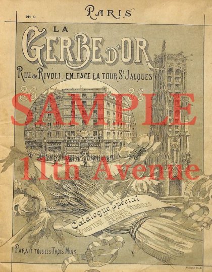 ラ・ジェルブドール 【LA GERBE D'OR】　1894年製品カタログ（デジタル資料）
