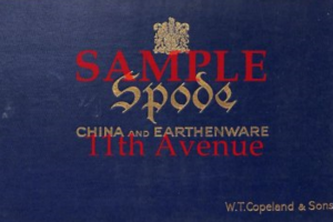 スポード（コープランド）【Spode(Copeland)】 1927年公式カタログ（デジタル資料）
