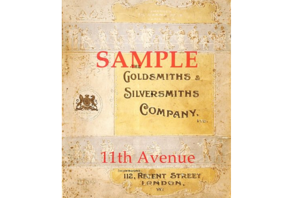 ゴールドスミス＆シルバースミス【Goldsmiths&Silversmiths】 1904年公式製品カタログ（デジタル資料）