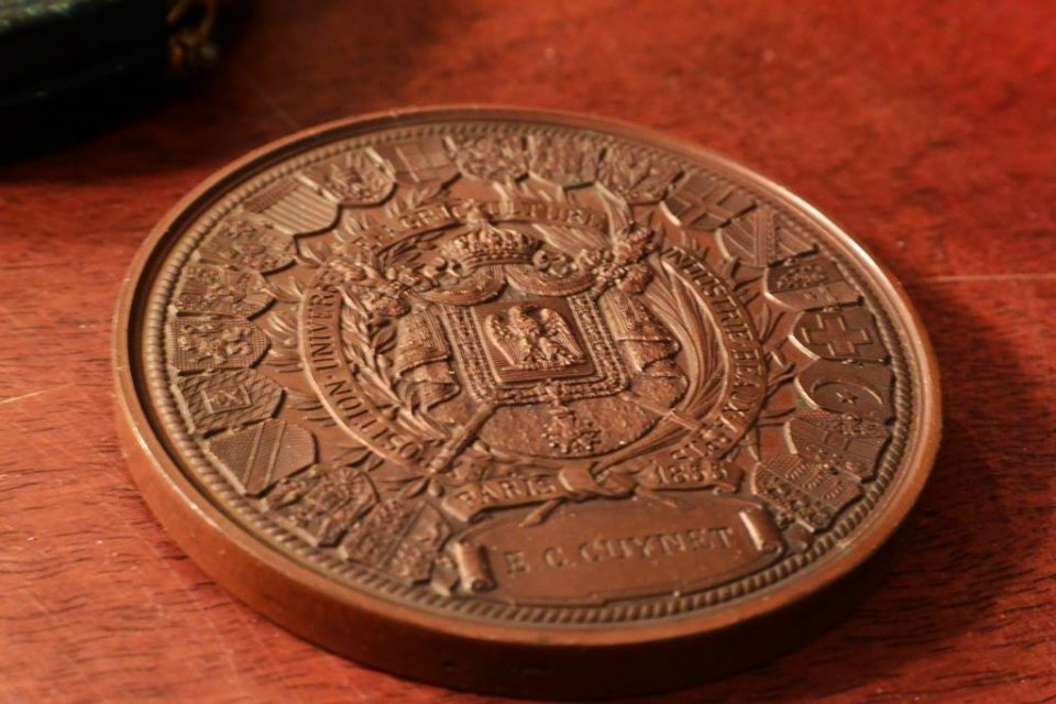 フランス【アンティーク】 第1回パリ万国博覧会（1855年） 銅メダル