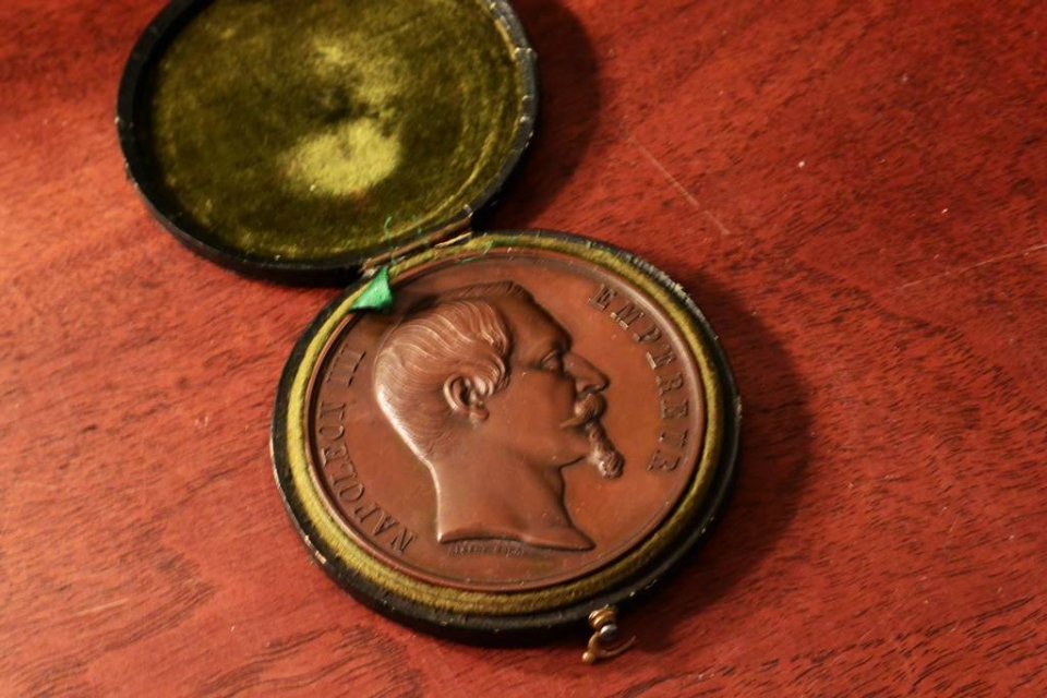 フランス【アンティーク】 第1回パリ万国博覧会（1855年） 銅メダル