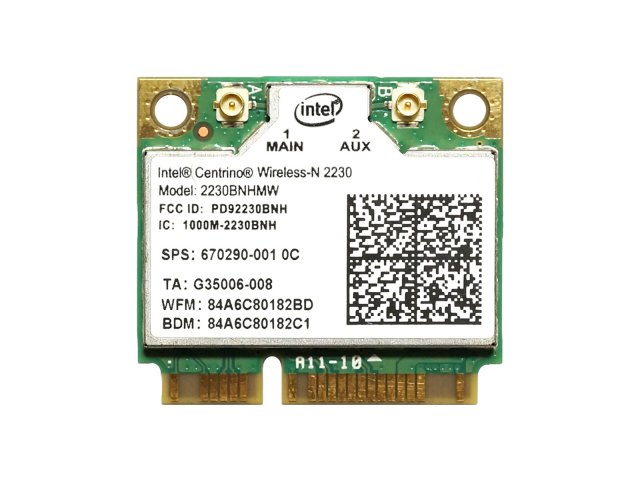 does the intel centrino wireless n 2230 have bluetooth