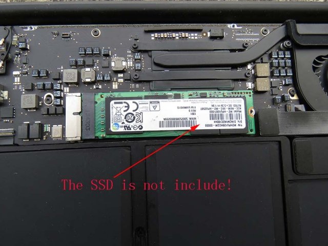 avec tournevis JMT Adaptateur M2 SSD connecteur M.2 NGFF SATA SSD convertisseur carte Riser pour Apple 2012 pour MacBook Air A1465 A1466 