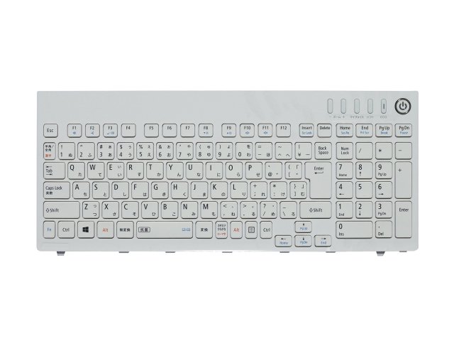 NEC LaVie S LS150/MS LS150/NS LS150/RS LS350/MS LS350/NS LS350/RS LS350/TS  LS350/SS日本語キーボード（白）