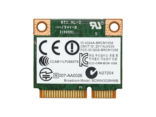 動作確認済み】Broadcom BCM94352HMB 11ac対応 Bluetooth対応