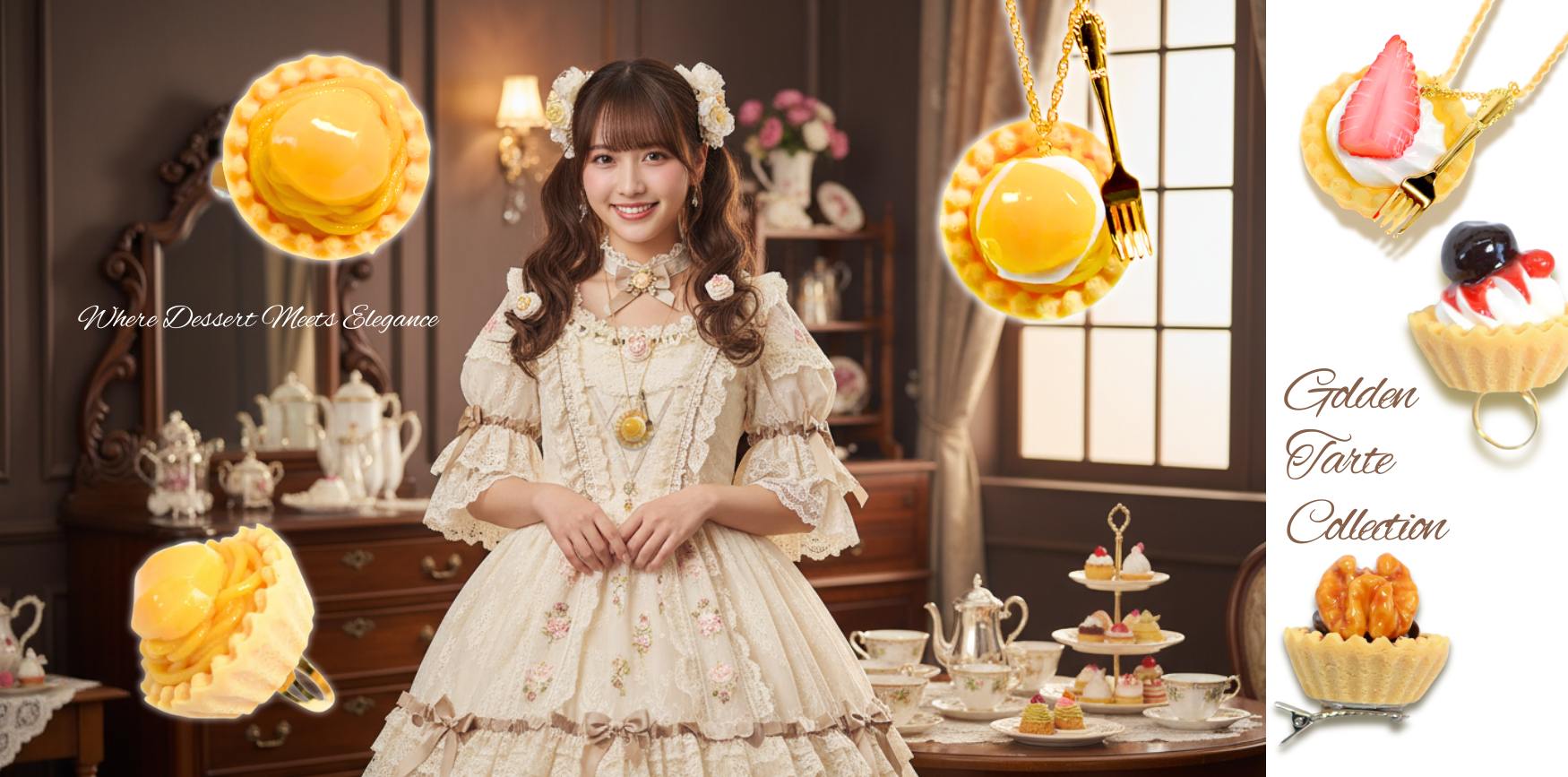 ¥¿¥ë¥È¤Î¥¢¥¯¥»¥µ¥ê¡¼ Tart collection | ¿©ÉÊ¥µ¥ó¥×¥ë¤ÎÈªÃæ FAKE FOOD HATANAKA