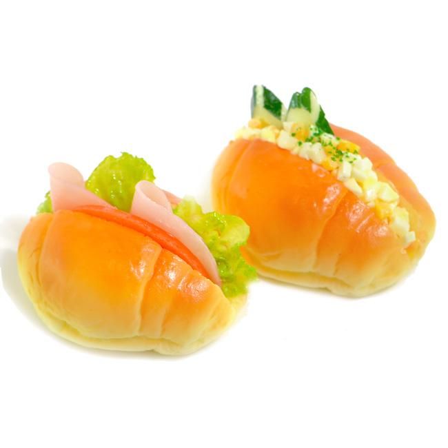 食品サンプル ロールパン サンド 展示品 フェイクフード レア
