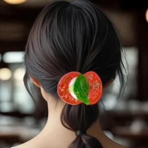 カプレーゼのバレッタ