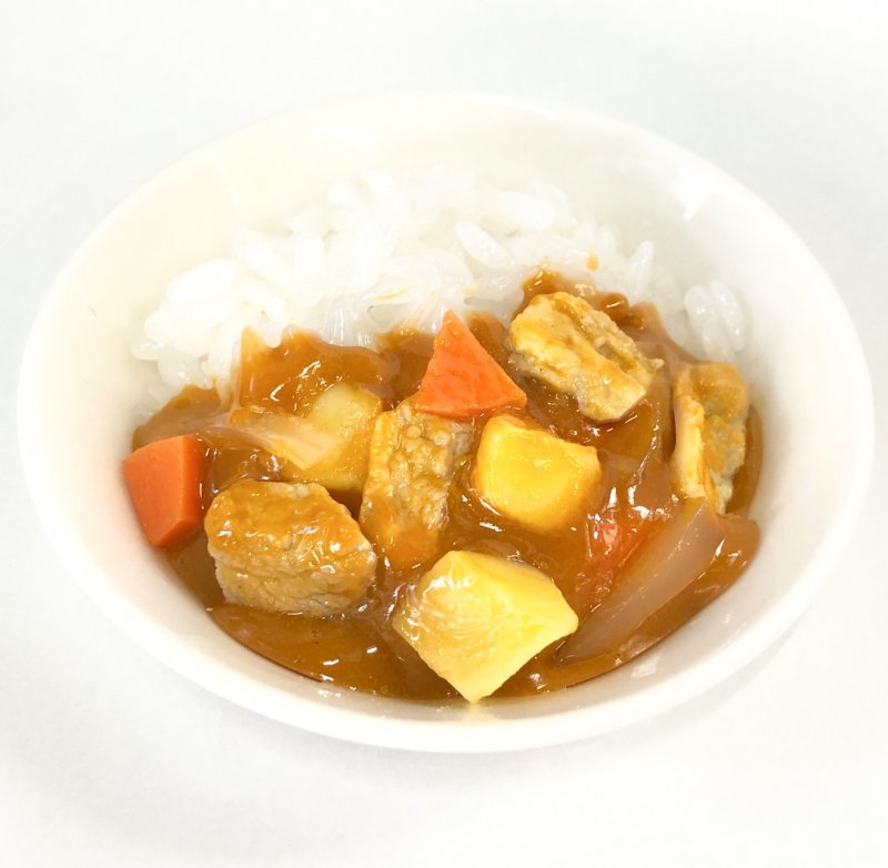 食品サンプル】ミニカレーライス（直径12.5㎝）【ミニチュアフード】