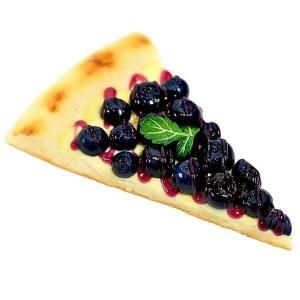 ブルーベリーとクリームカスタードのデザートピザ（カットピザ）