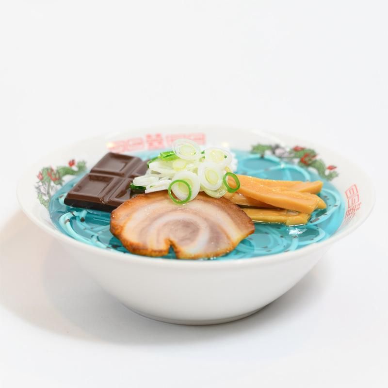 食品サンプル チョコミントラーメン 中華