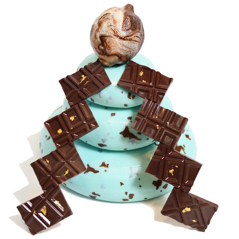 【食品サンプル】お正月用ディスプレイ超BIGサイズ 「チョコミントの鏡餅！」 【和食】