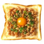 食品サンプル】トッピングトースト（ベーコンエッグ）【パン】