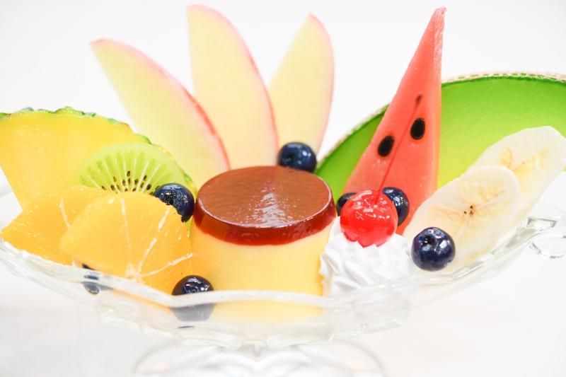 楽天市場】幸せプリンアラモード【食品サンプル】 : 食品