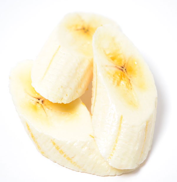 食品サンプル】カットバナナA（原寸）ばら売り1個【フルーツ・パーツ】