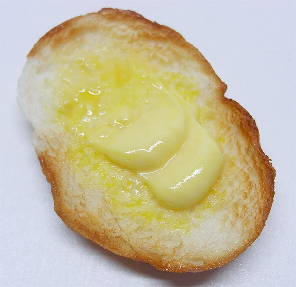 食品サンプル】バターたっぷりフランスパントースト ばら売り1個【サンドイッチ・パン】