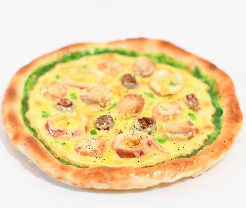食品サンプル】シーフードのジェノベーゼピザ【洋食】