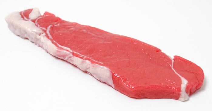 食品サンプル】ステーキ用生肉（牛肉）【その他の食材】