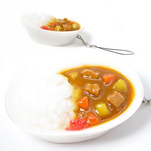 食品サンプル】ごろごろ食材のカレーストラップ【アクセサリー】