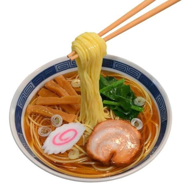 食品サンプル】箸で持ち上げたラーメン【中華】 - fake food