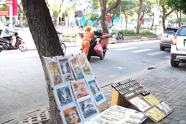 ベトナム手書きの絵とイラストの写真