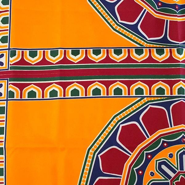 インド デコレーション布 B／伝統模様（約144×100cm・切りっぱなし）