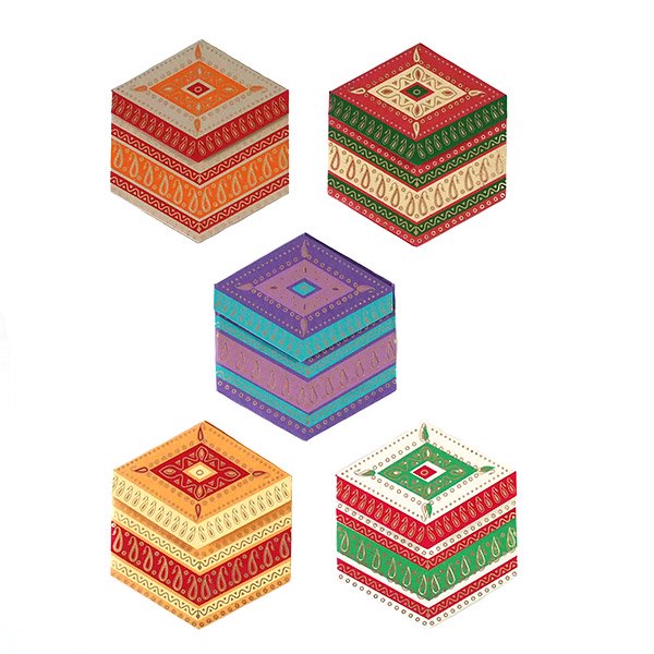 インド  chimanlals メッセージカード（六角形）