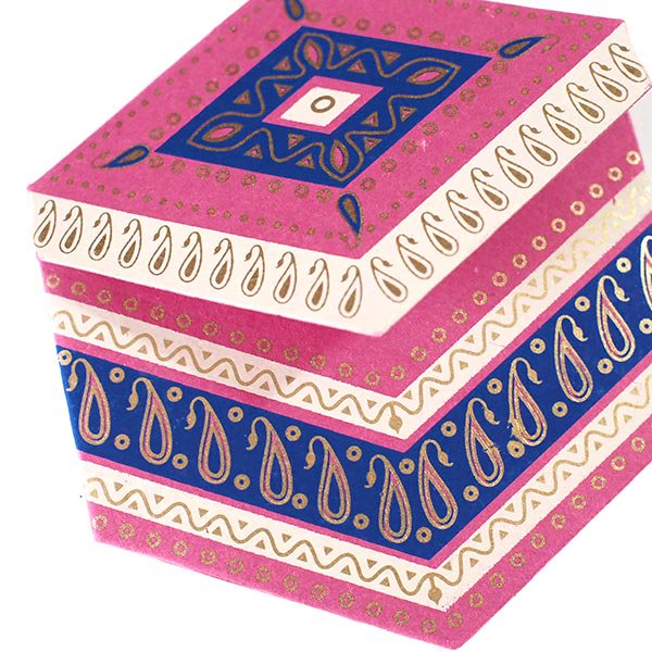 インド  chimanlals メッセージカード（六角形）