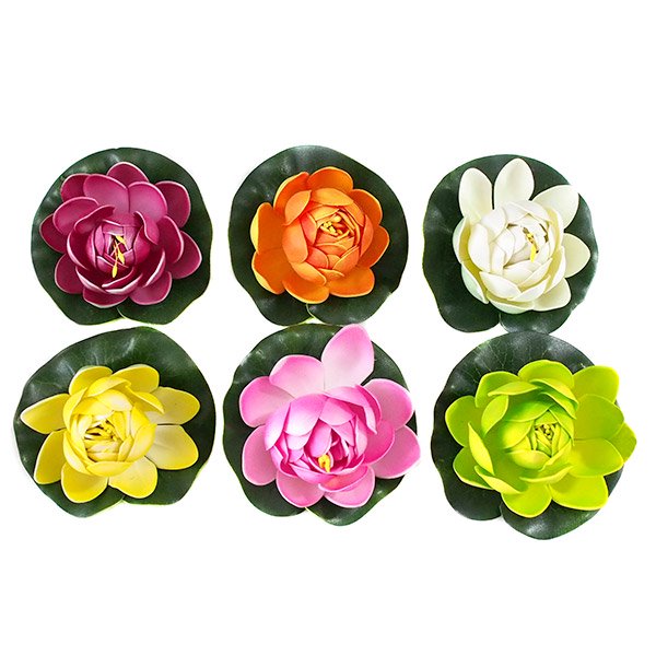 ベトナム フローティング フラワー ロータス 蓮の花 造花（6色 11cm）