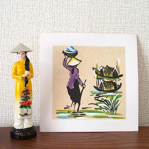 ベトナム 手描き 風景カード（全4柄）