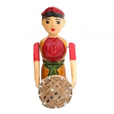 ベトナム 水上人形劇（マントを広げる女性）