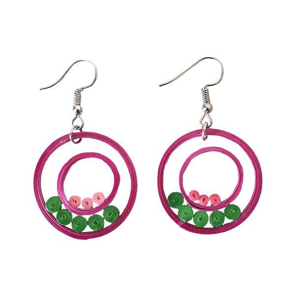 ベトナム刺繍ピアス