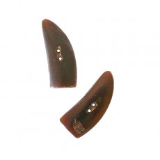 手芸 ネパール 水牛の角で作られたボタン 角形 4cm×2cm ハンドメイド 手芸